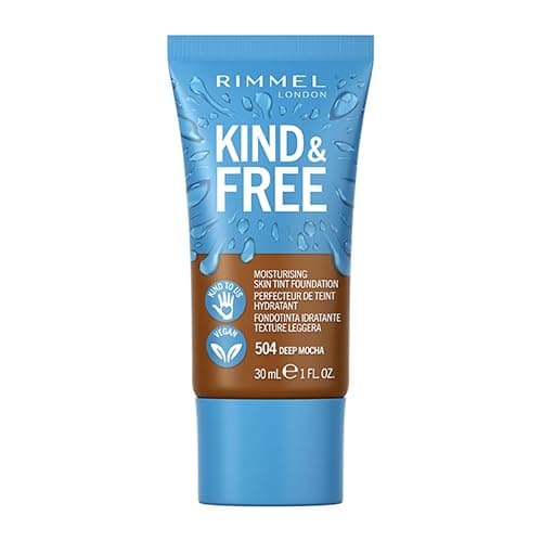 Rimmel Kind + Free Moisturising Skin Tint Foundation, Deep Mocha 504 - Image 1