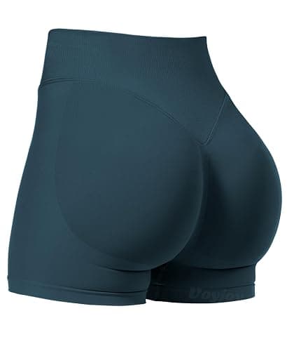 VOYJOY Women Workout Impact Shorts 2.5"/ 3.6"/ 4.5"/ 6" Scrunch Butt Lifting Gym Seamless Booty Biker Shorts - Image 1
