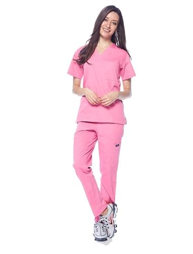 Dagacci light pink scrub set thumbnail 2