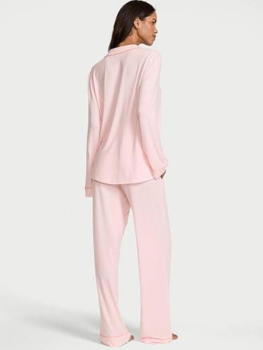 Victoria's Secret Modal Pajama Set, Long Sleeve Button Down Shirt and Pajama Pants, Sleepwear for Women (XS-XXL) thumbnail 5