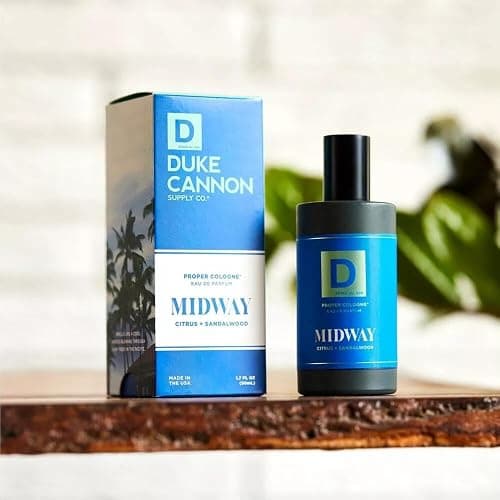 Duke Cannon Proper Cologne Midway | Men's Eau de Parfum | Citrus and Cedarwood | Fresh, Woodsy, Long-Lasting Scent | 1.7 fl oz thumbnail 6