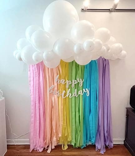 Pastel Birthday Party Decorations Pastel Crepe Paper Streamers 8 Rolls Pastel Color Party Streamers for Birthday Party Wedding Decorations thumbnail 2