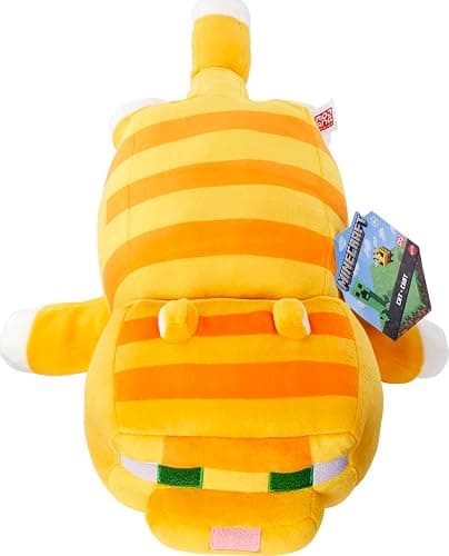 Mattel Minecraft Plush Cat 12-inch Stuffed Animal Figure, Floppy Soft Doll Inspired by Video Game Character, Collectible Toy thumbnail 7