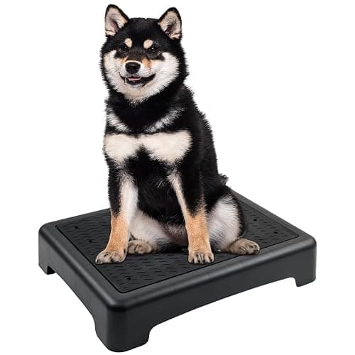 YEXEXINM Dog Training Place Board with Non-Skid Surface, Dog Platform for Training, Portable Dog Agility Platform, Dog Training Stand, Dog Training Equipment Suitable for Small Dogs, 17x13x3.14Inch - Image 1