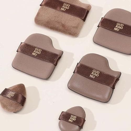 Наборы спонжей-аппликаторов для макияжа (Guoxiaoniu Chocolate Makeup Puff Set, Guoxiaoniu) thumbnail 4