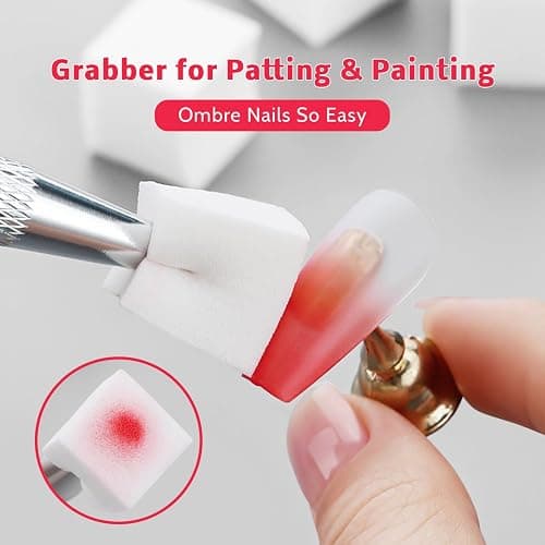 Sponge Pat Paint Nail Gel, 9 Colors Ombre Nails Gradient Gel Nail Blush Blooming Aura Nails Drawing Stripper Floral Painting Nail Art, No Wipe, UV/LED Curing (9 Colors A) thumbnail 6