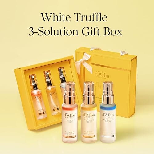 d'Alba Official White Truffle Spray Serum, 3 Solutions, Mother's Day, Gift Set (1.76 fl oz (52 ml) x 3ea), Vegan Skin Care, Glow Serum for Radiant Skin, All In One Mist, Korean Skin Care thumbnail 2