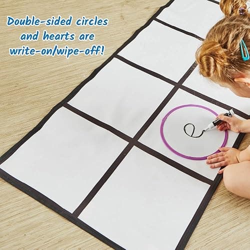 hand2mind Elkonin Box Floor Mat Activity Set, Phonemic Awareness, Ages 3+ | Phonics Games, Science of Reading Classroom Materials, Gross Motor Toys, Kids Active Play, Preschool Classroom Must Haves thumbnail 5