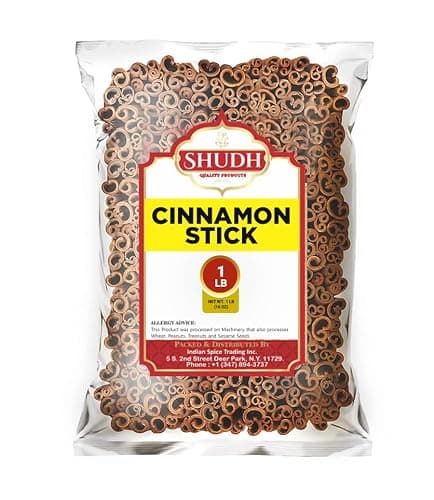 SHUDH Cinnamon Sticks 1 LB | Cassia Cinnamon | Canela | Perfect for Baking, Cooking & Beverages & Oatmeal| 2 3/4" Length | 100% Raw From Indonesia - Image 1