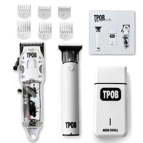 TPOB Slime 2 Professional Hair Clippers Collection (White Pack) - Image 1