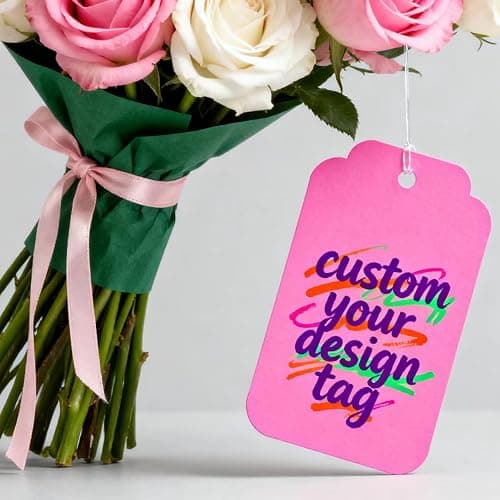 Custom Brown Kraft Paper Tags,Personalized Your Logo and Text Price Hang Tags for Clothes Gift Jewelry Handmade Business Wedding Birthday Favors thumbnail 6