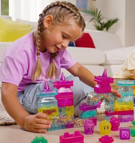 Jelly Blox Classic Castle Set | Includes 45 Pieces | Toddler & Preschool Building Blocks Kids Can Squeeze, Stretch, Squish | MESH ACCREDITED | Safety Tested & Ouch-Free | Sensory Play Toy for Ages 2+ thumbnail 9