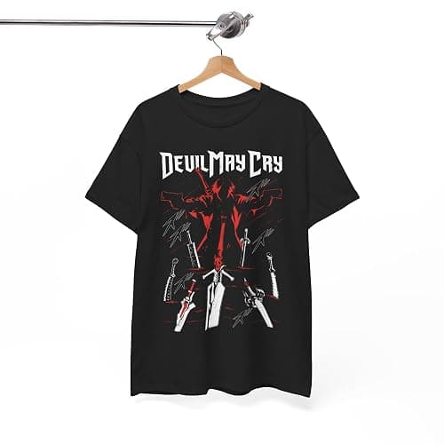 Devil May Cry Dante T-Shirt - Large - Black thumbnail 2