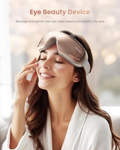 RENPHO Eyeris 3 Eye Massager with Heat and Cooling, Christmas Birthday Gifts for Women Mom Her Girls, Heated Eye Sleep Mask with Voice Control for Migraines, Reduce Dry Eyes, Temple Stye Eye Care thumbnail 5