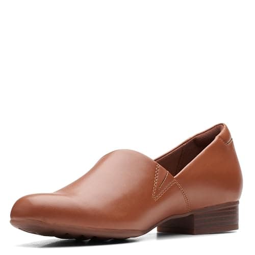 Clarks Women's Juliet Palm Loafer - Caramel - 7 Wide thumbnail 5