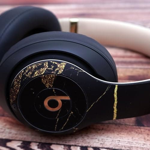 MightySkins Skin Compatible with Beats Studio 3 Wireless - Brown Linen | Protective, Durable, and Unique Vinyl Decal wrap Cover | Easy to Apply, Remove, and Change Styles | Made in The USA thumbnail 4