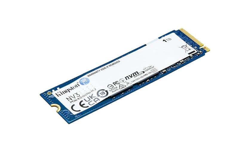 Kingston NV3 1TB M.2 2280 NVMe SSD | PCIe 4.0 Gen 4x4 | Up to 6000 MB/s | SNV3S/1000G thumbnail 2