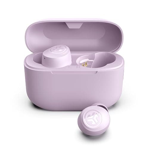 JLab Go Air Pop+ True Wireless Bluetooth Earbuds, in Ear Headphones with Microphone, 35H Playtime, USB-C Charging Case, Dual Connect, EQ3 Sound, Lilac - Image 1