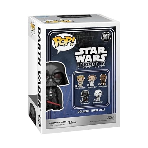 Funko Pop Star Wars: Star Wars New Classics - Darth Vader - Collectable Vinyl Figure - Gift Idea - Official Merchandise - Toys for Kids & Adults - Sci-Fi Fans - Model Figure for Collectors thumbnail 3