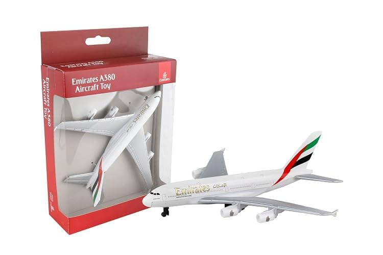 Daron Toy Airplane RT9904 – Emirates A380 – Die-Cast Metal Model Airplane Toy with Plastic Parts for Kids Ages 3+ - Image 1