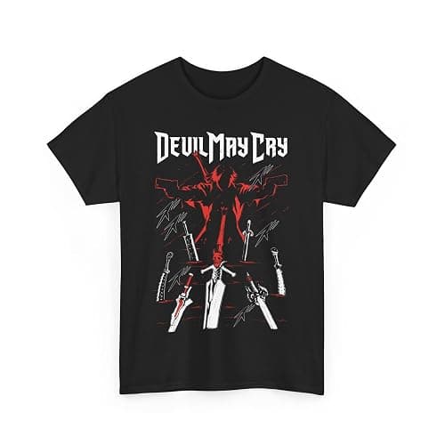 Devil May Cry Dante T-Shirt - Large - Black - Image 1