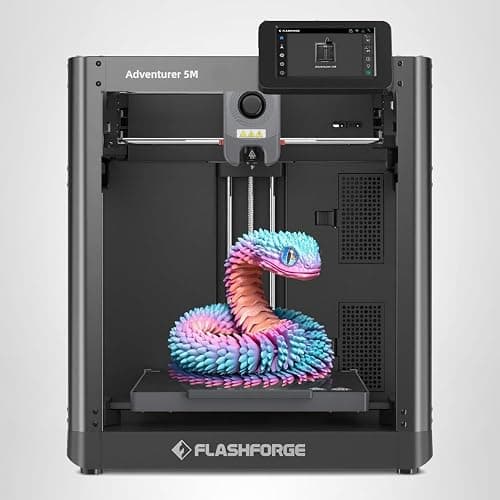 FLASHFORGE Adventurer 5M 3D Printer with Fully Auto Leveling, Max 600mm/s High Speed Printing, 280°C Direct Extruder with 3S Detachable Nozzle, CoreXY All Metal Structure, Print Size 220x220x220mm thumbnail 9