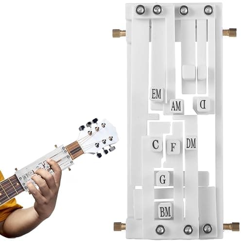 Guitar Chord Presser, Guitar Aid Chords Trainer, Chord Helper for Acoustic Guitar, Portable Chord Training Tool, Guitar Assisted Learning Tool for Beginners - Image 1