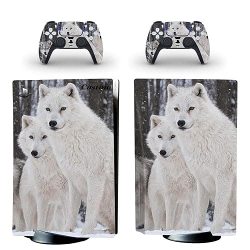 Custom Full Body PS5 Wrap Skin with Your Picture and Create Your Own Design,Custom Vinyl Skins Sticker for PS5 Disc Controller and Console thumbnail 6