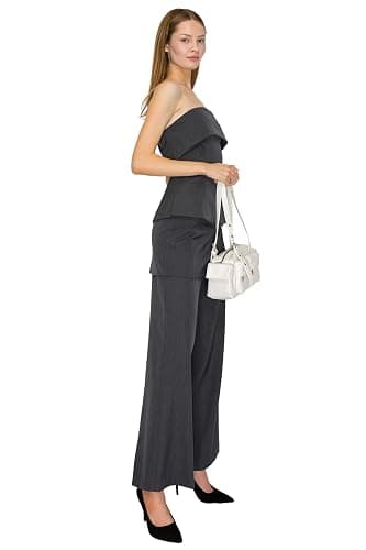 FashionPuzzle Women's Glossy PU Leather Multi Pocket Shoulder Bag | Glossy Faux Leather thumbnail 2