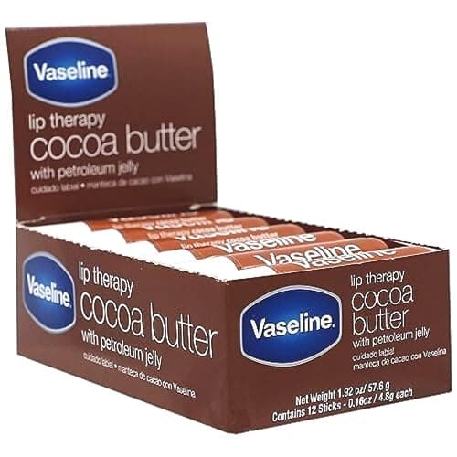 Vaseline Lip w/o Backer Card Cocoa - 12 Pack Box thumbnail 2