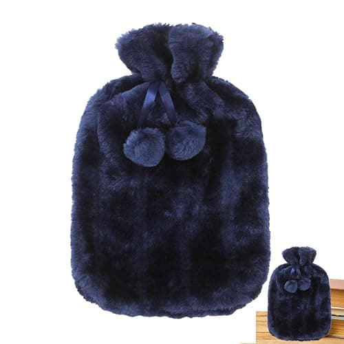 Hot Water Bottle Cloth | 2 Liter Ultra Soft Faux Plush Hot Water Bottle,Hot Water Bottle Water Bottle Softcover for Long-Lasting Comfort Sleeves Only Dalian thumbnail 7