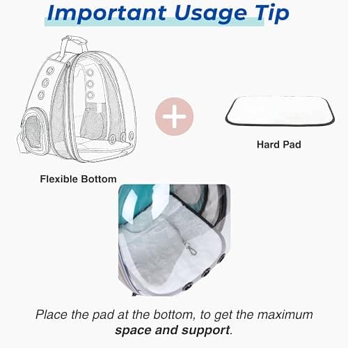 Lollimeow Cat Carrier Backpack, Bubble Expandable Backpack Carrier, Pets and Small Dogs,Airline-Approved, Designed for Travel, Hiking, Walking & Outdoor Use (Front Expandable-Pink) thumbnail 7