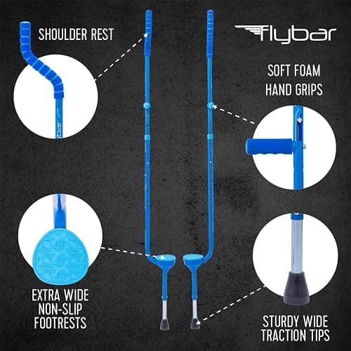 Flybar Master Walking Stilts (Large), Adjustable Height – for Ages 10 & Up, Up to 200 Lbs thumbnail 5