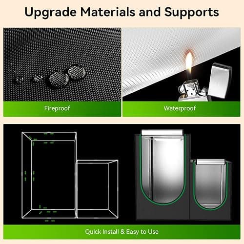 2 in1 3D Printer Enclosure with Storage Box LED Light,Thermo-Hygrometer, Fireproof Dustproof Tent Constant Temperature Protective Cover 820*600*720mm for Bambu Lab A1,A1 Mini,Ender3 Series, Ender3 Neo thumbnail 6
