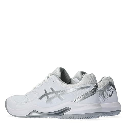 ASICS Dedicate 8 Donna Tennisschuhe Weiß Silber thumbnail 5