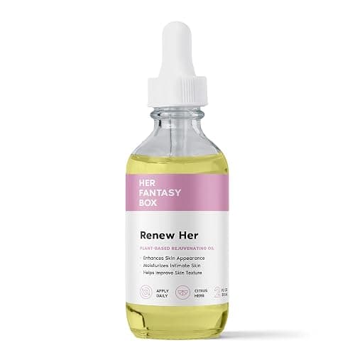 Her Fantasy Box Renew Her | Natural Rejuvenating Yoni Oil for Dark Spots, Ingrown Hair, and Skin Brightening - Nourishing, Moisturizing Formula for All Skin Types - Image 1