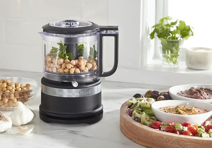 KitchenAid KFC3516BM 3.5 Cup Mini Food Processor, Matte Black - Matte Black - Food Processor thumbnail 4