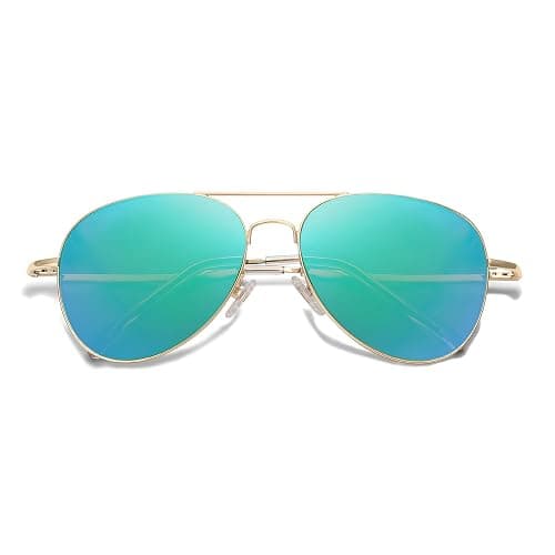 SOJOS Classic Aviator Sunglasses for Women Men Metal Frame Spring Hinges SJ1030 - Image 1