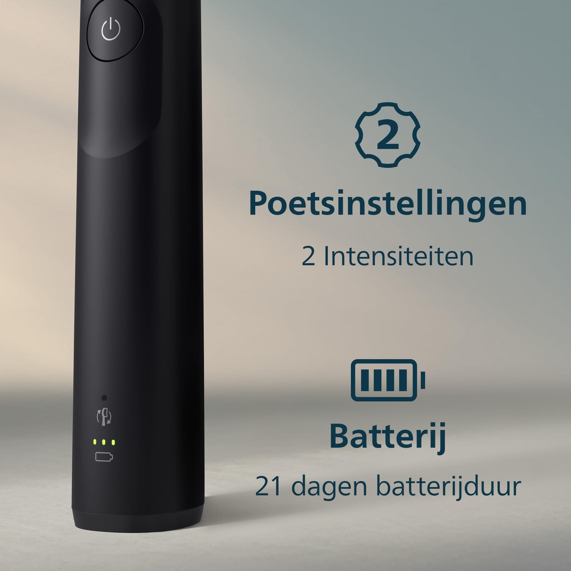 Philips Sonicare 5300 Electric Toothbrush, Sonic Toothbrush with 2 Intensity Levels, Pressure Warning, EasyStart, SmartTimer and BrushPacer, Black, Model HX7101/01 [New Technology] thumbnail 7