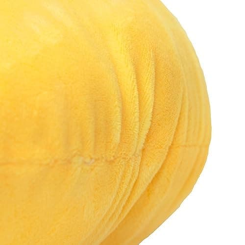 EvZ Official Certified Sleeping Plush Pillow - 32cm Large Soft ZZZ Face Emoticon Cushion - Cute Decorative Stuffed Toy for Bedtime, Office Nap & Stress Relief (Yellow) thumbnail 4