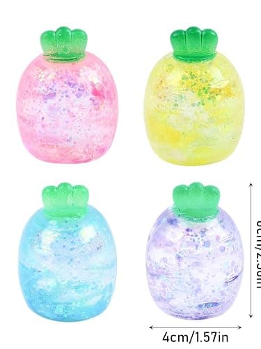 FQZWONG Birthday Party Favors Always Returns to Its Square Shape Squeeze Ball Set Stress Relief & Fidget for ADHD Sensory Squeeze Stress Balls Increase Entertainment Ages 3 and Up thumbnail 3