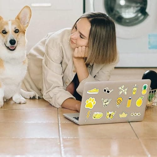 350 Pcs Cute Aesthetic Stickers for Adults Children Teens, Preppy Waterproof Vinyl Stickers for Laptop Luggage Suitcase Journal Skateboard Bike Skate Book Guitar Scrapbook Phone Cool for Girls Boys thumbnail 9