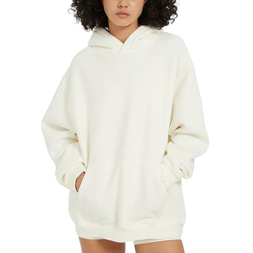 Dnzzs Womens Oversized Hoodie Acid Wash Hoodie Vintage Sweatshirt Heavyweight Fleece Cotton Streetwear Trendy Sweatshirts thumbnail 2