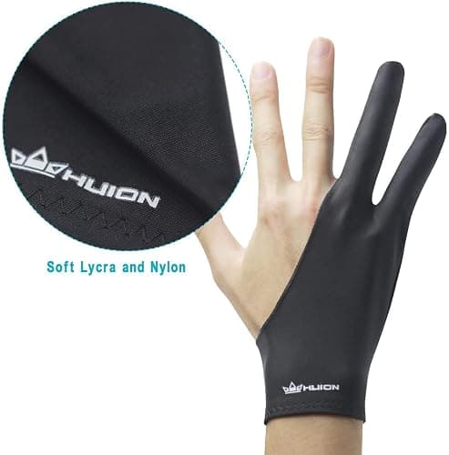 HUION Artist Glove for Drawing Tablet (1 Unit of Free Size, Good for Right Hand or Left Hand) - Cura CR-01 thumbnail 7
