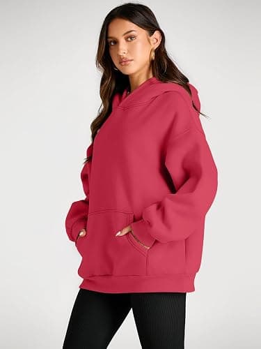 Trendy Queen Womens Oversized Hoodies Fleece Sweatshirts Fall Fashion Pullover Sweaters Winter Clothes thumbnail 3