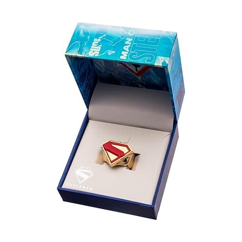 SalesOne Superman Logo Signet Ring thumbnail 4