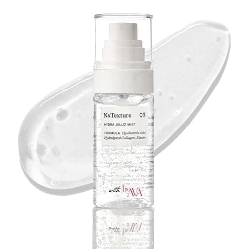 byAva Jelloskin Collagen Hydrating Face Mist, Korean Hyaluronic Acid Spray | Marine Peptides, Elastin and 8-form HA Jelly; Doubles as Toner, Primer and Glow-setting Refresh; Adenosine, 2 fl oz size - Image 1