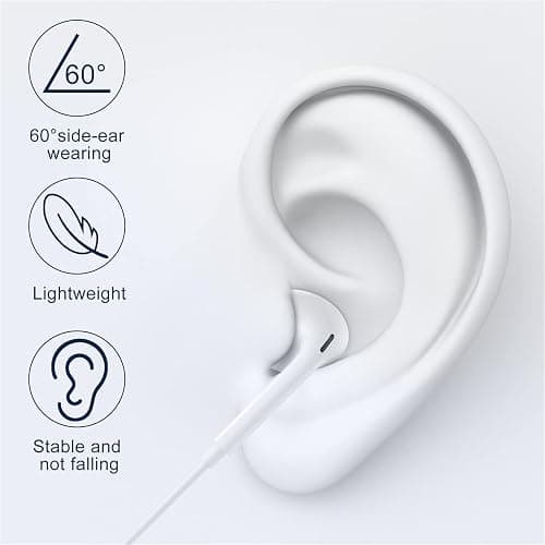 USB C Headphones for iPhone 17/16/15 Pro Max Plus Type C Earphones with Microphone & Remote Noise Cancelling Earbuds for iPhone 17/16/15 Pro, iPad, Galaxy S23/S22/S21/S20/Ultra Note 10/20 thumbnail 4
