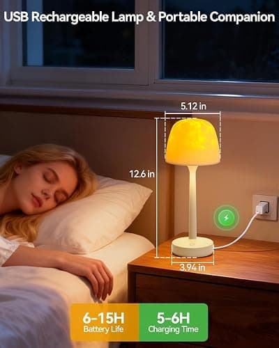Rechargeable Shower Lamp Waterproof for Inside Shower-Bathroom Lamp Color Changing Ocean Wave Projector Light Water Proof,Shower Lighting Led Water Ripple Lights Ocean Lamps Bath Tub Relaxing thumbnail 5
