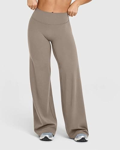 OQQ Yoga Pants Women High Waist Stretch Casual Soft Straight Leg Bottoms thumbnail 2